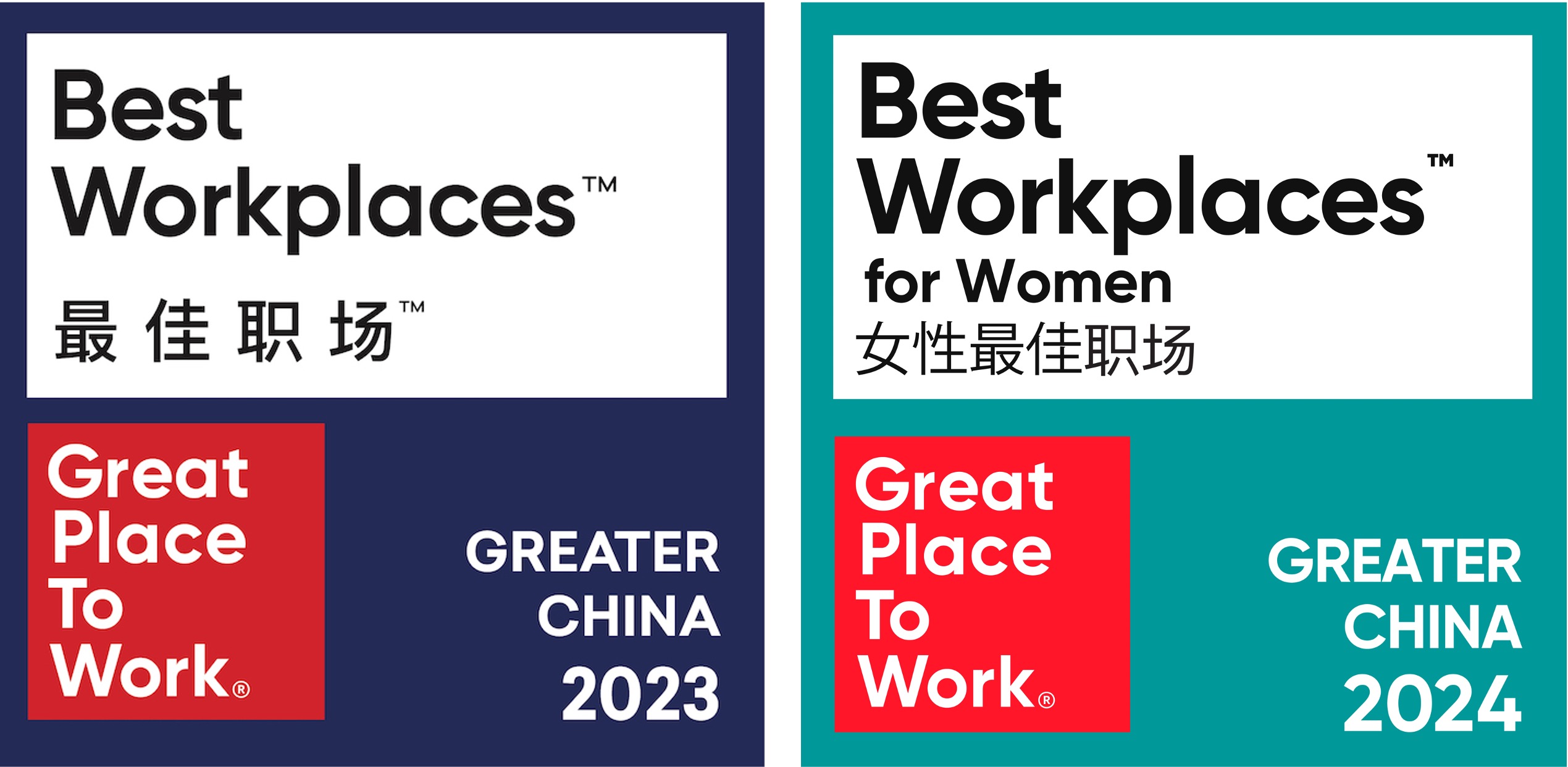 Best Workplaces badges