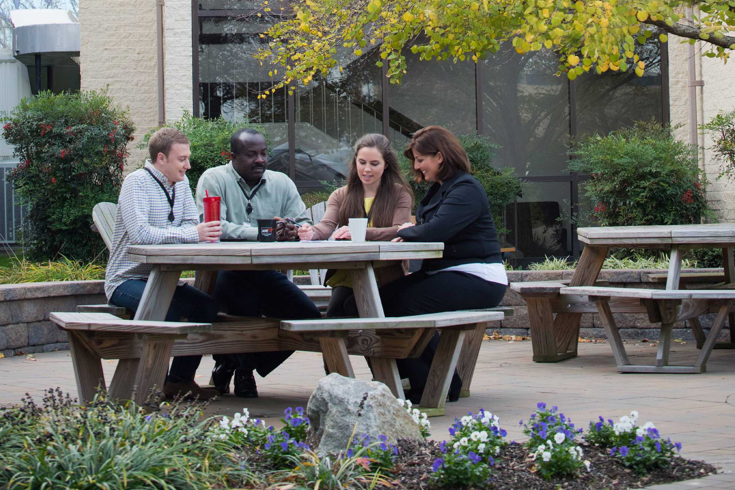 Associates working outside