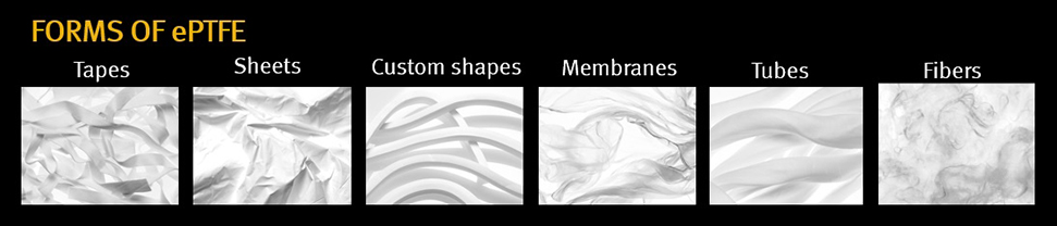 We can manipulate our ePTFE membrane to promote airflow while preventing leaks.