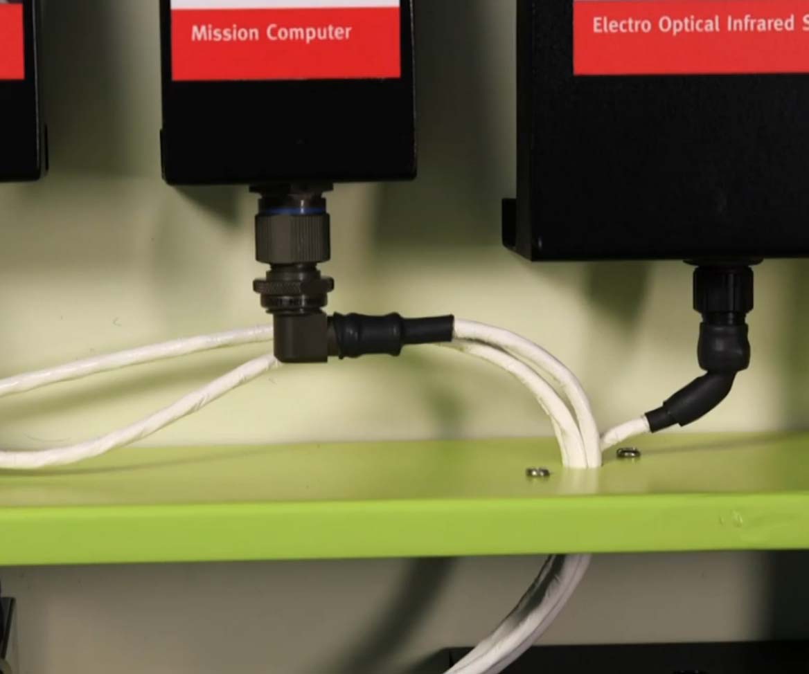 Video Demonstration of cables connected to common avionic components.