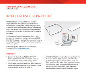 Inspect, Reuse, Repair Guide
