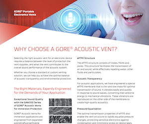 Why Choose A Gore Acoustic Vent screenshot