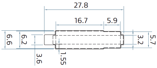 5G毫米波天线隔热膜的参考设计尺寸技术图纸**。