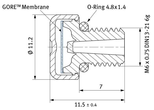 PolyVent XS dimensions